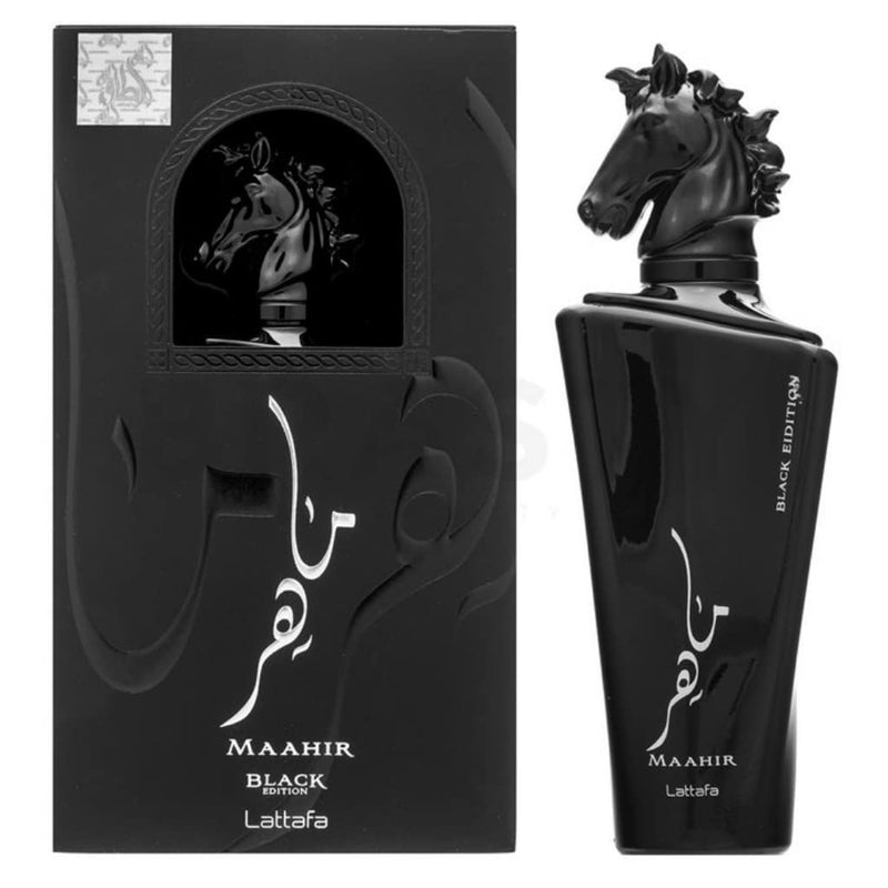 Perfume Árabe Maahir Black Lattafa - 100ML