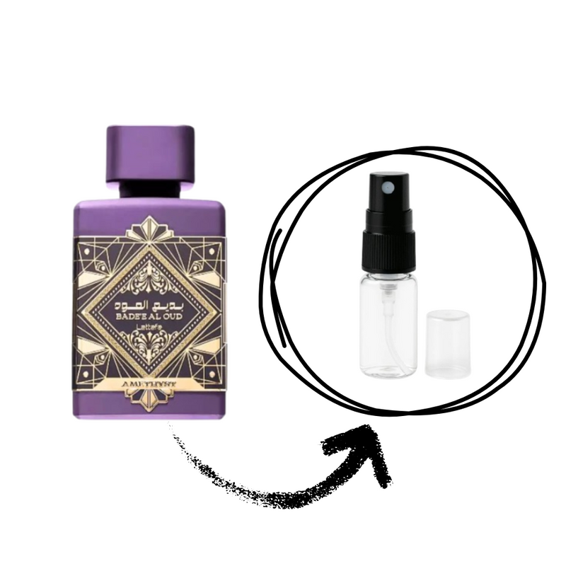 Decante Badee Al Oud Amethyst Lattafa - 5ML