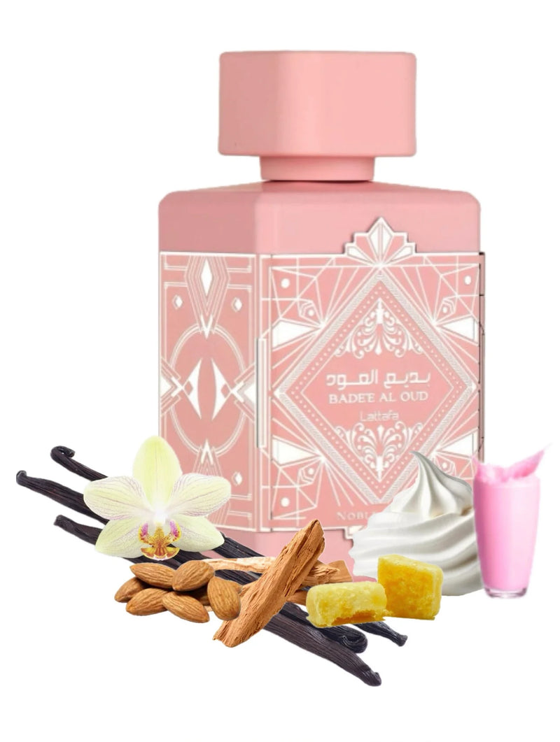 Perfume Badee Al Oud Noble Blush Lattafa - 100ML
