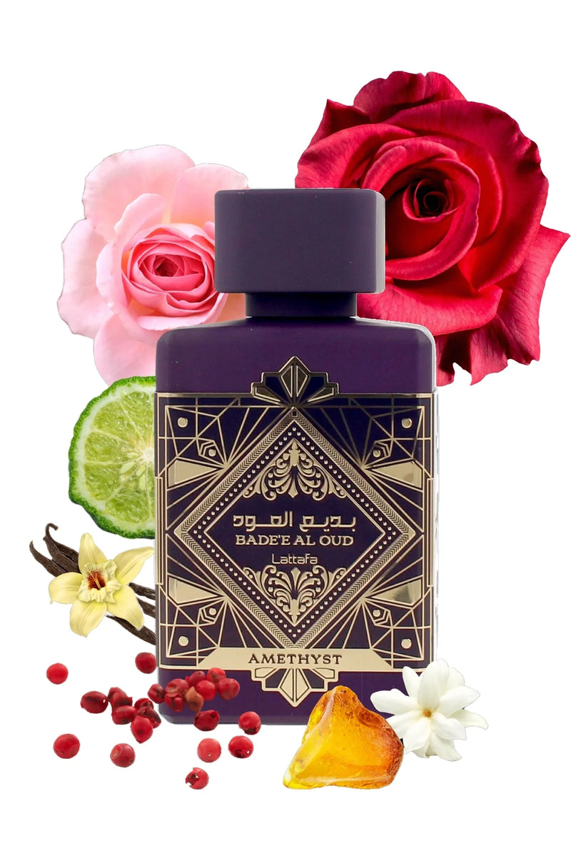 Perfume Badee Al Oud Amethyst Lattafa - 100ML